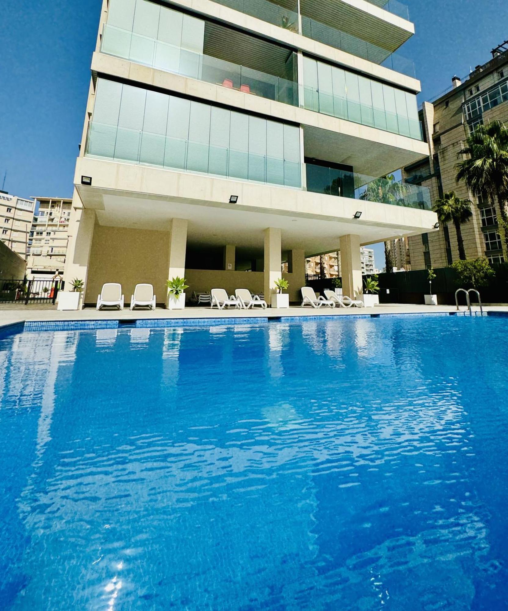 Calpe Beach II - Sea & Pool View Apartment Ngoại thất bức ảnh